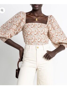 o.p.t Gisele Top Orange Floral